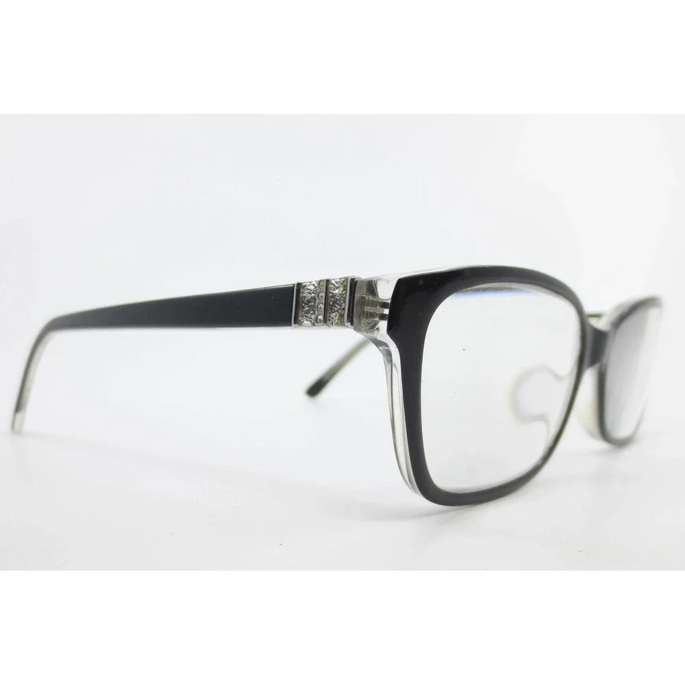 Bebe Love Sick BB5085 Jet Crystal Eyeglasses Frames Black Rhinestone 53-15-135